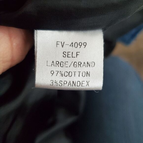 E 2 Western Denim Puffer Jacket Large Full Zip Button - Picture 9 of 9